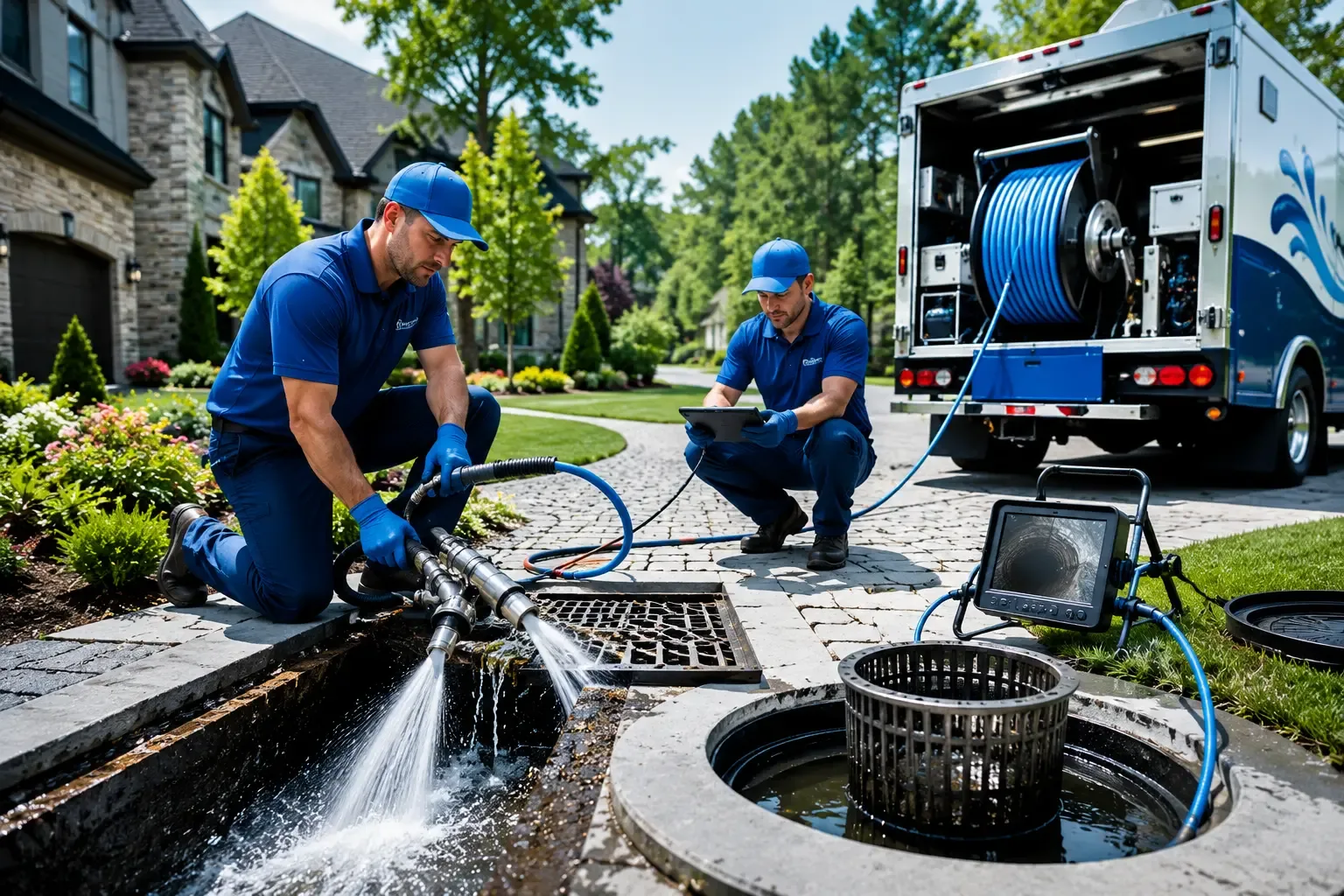 Local outdoor drain cleaning professionals in Stafford Springs, CT